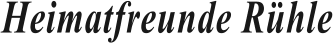 Heimatfreunde Rühle